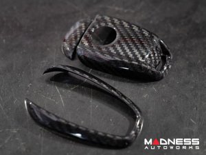 Alfa Romeo Tonale Key Fob Cover  - Carbon Fiber - Black